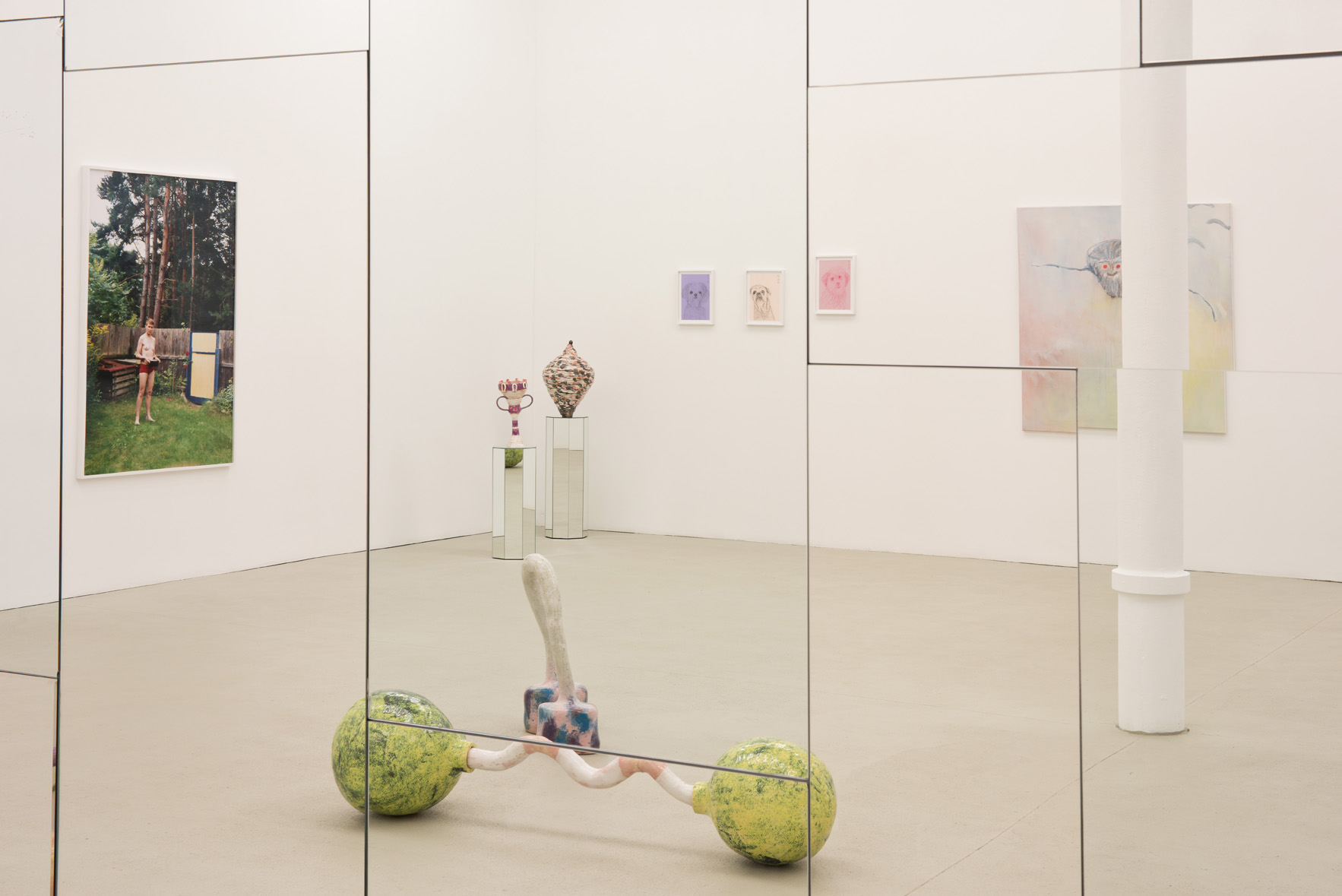 Grit Hachmeister, „Ach“ installation view ASPN gallery Leipzig, 2019, Foto: Sophia Kesting